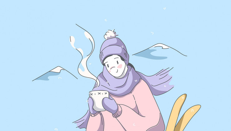 Pickel im Winter